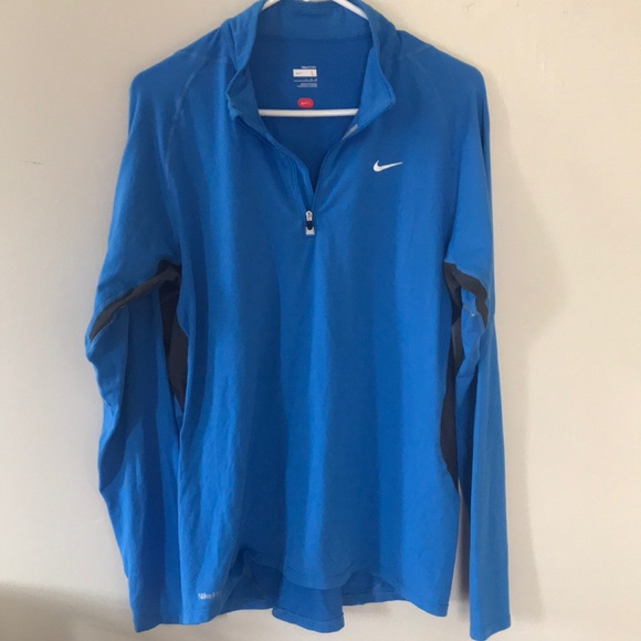 nike dri fit long sleeve quarter zip